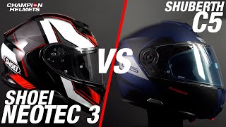 Shoei Neotec 3 Versus Schuberth C5  ChampionHelmetscom [upl. by Wehttan]