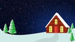 Free Winter Motion Background Winter Cabin [upl. by Watkins526]