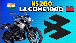 NS 200 LA COME 1000 RR🔥 [upl. by Sheeb]