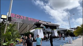 Miami Boat Show 2022 4K [upl. by Hsetim487]