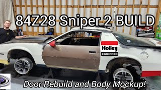 Third Gen Camaro Door Rebuild and Body Mockup [upl. by Cousins]