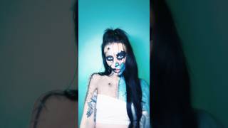 Was it the boogie man 👻 Halloween Makeup Transition 🖤 Oogie BoogieSallyPumpkin Body Paint [upl. by Fry]