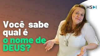 Você sabe qual é o nome de Deus Parte 1  A Morá Miriam do Hebraico Simples te explica [upl. by Adrea641]