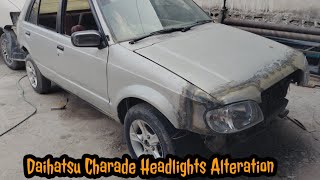 Daihatsu Charade Headlights Alteration [upl. by Llednav952]