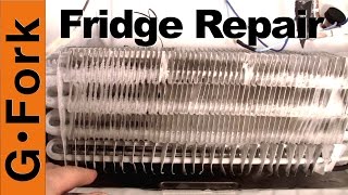 Refrigerator Repair  Freezer Coils Frozen  Refrigerator Is Warm  GardenFork [upl. by Etteniuqna]