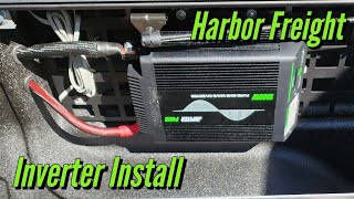 Harbor Freight 1000w Inverter Jupiter How to Install Inverter in bed of truck 23 Colorado Trail Boss [upl. by Merla]