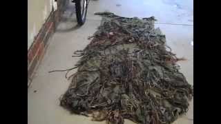 How To Make a Ghillie Suit VERY EASY [upl. by Ahsienek]