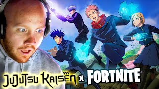 JUJUTSU KAISEN X FORTNITE UPDATE TODAY [upl. by Nnahtebazile]