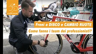 Freni a disco e cambio ruote come fanno i team prof [upl. by Acul]