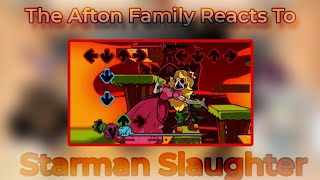 The Afton Family Reacts To Mario Madness V2 Starman Slaughter  Gacha club [upl. by Zeuqram152]