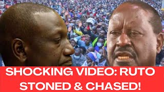 TENSION AS RUTO IS FORCED TO HIDE AS ANGRY KENYANS STONE HISKALENJINS SHOCKING SONG [upl. by Gujral331]