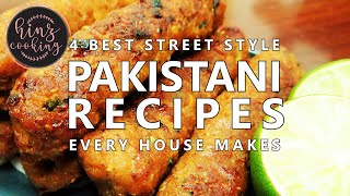 4 Best Pakistani Recipes Street Style at Home  Hinz Cooking Pakistani Food Channel English Subs [upl. by Victor]