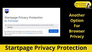 Startpage Privacy Protection Extension [upl. by Eimar867]