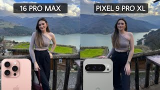 iPhone 16 Pro Max Vs Google Pixel 9 Pro XL Camera Test Comparison  Whats the Difference [upl. by Ylak]