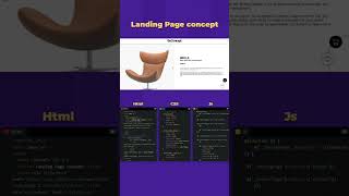 Landing Page Concept css css3 csstips [upl. by Gnilyam703]