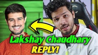 Lakshay Chaudhary Dhruv Rathee ko reply Diye😨 [upl. by Jardena724]