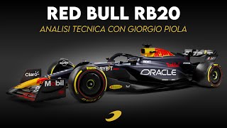 RED BULL RB20 Newey sceglie le IDEE MERCEDES scartate  con Giorgio Piola [upl. by Ahab]