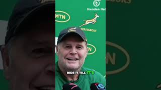 SPRINGBOKS Rassie Erasmus explains why he is backing Manie Libbok vs Argentina in Nelspruit rugby [upl. by Enaasiali661]