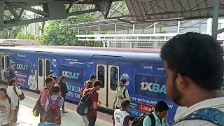 AC local doors opening and closing at Vidyavihar station mumbai train india railways [upl. by Ahtilat145]