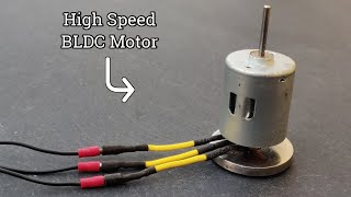 Making Powerful Brushless Motor From DC Brushed Motor [upl. by Asyle10]