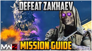 Defeat Zakhaev Act 3 Story Mission Guide For Modern Warfare Zombies MWZ Tips amp Tricks [upl. by Aicram]