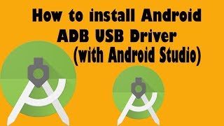 How to install Android ADB USB Driver with Android Studio hindi by Easy Tut 4 U [upl. by Eixirt]