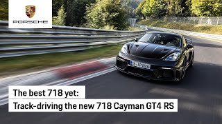 The new Porsche 718 Cayman GT4 RS sits final tests [upl. by Erdreid]