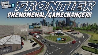 “FRONTIER” FS22 MAP TOUR  INSANE NEW MOD MAP  Farming Simulator 22 Review PS5 [upl. by Nemrak]