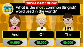 ✅ GENERAL KNOWLEDGE QUIZ  40 Trivia Questions in a Unique Game Show Format  24107 [upl. by Devondra381]