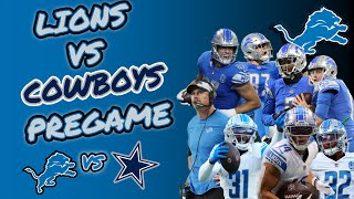 LIONS VS COWBOYS PREGAME [upl. by Aicilanna]