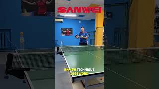 Training backhand and forehand with sanweisportofficial [upl. by Lesna]