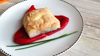 BACALAO CON MUSELINA DE AJO RECETA FÁCIL PARA NAVIDAD [upl. by Pascale163]