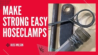 DIY Hose Clamps for pipe hoses hammer handles endless [upl. by Oates975]