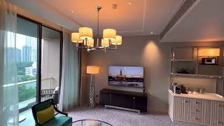 Sindhorn Kempinski Hotel Bangkok  Grand Deluxe Room  room 715  room tour [upl. by Swerdna]