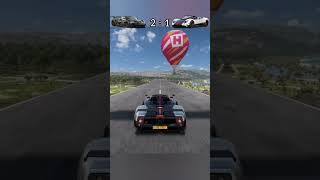 McLaren P1 VS Pagani Zonda  forza horizon 5  shorts [upl. by Thomsen]