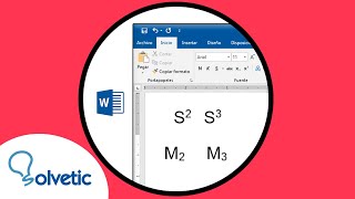 ✔️ Cómo PONER SUPERINDICE o SUBINDICE en WORD [upl. by Thomasa]