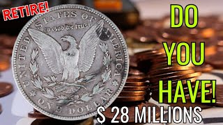 TOP 4 RARE FINE SILVER MORGAN DOLLAR MORGAN DOLLAR COINS THAT COULD BE IN YOUR POCKET CHANGE [upl. by Convery]