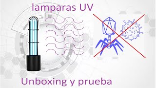 Lampara para eliminar bacterias y virus Análisis Labotecnología [upl. by Annil]