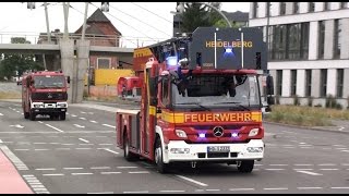 Löschzug Berufsfeuerwehr Heidelberg auf Alarmfahrt  Zusammenschnitt [upl. by Faustine361]