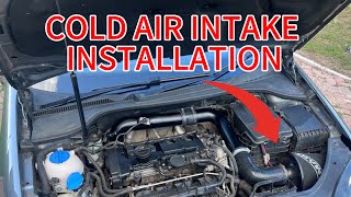 Installing A Cold Air Intake On My MK5 Golf GTI  ROAD TO 350bhp [upl. by Ahsinik937]