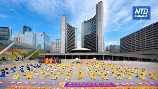 Hundreds celebrate 2024 World Falun Dafa Day in Toronto [upl. by Nirehtak]