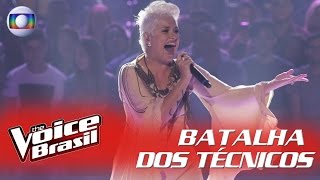 DLara canta Whats Up na Batalha dos Técnicos – ‘The Voice Brasil’  5ª Temporada [upl. by Inobe]