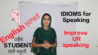 IDIOMS  basic Idioms for speaking  Easy idioms  English idioms [upl. by Kirsti]