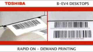 Toshiba BEV4 Label Printer [upl. by Aysa]