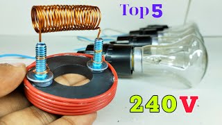 I Built 19KW Top 5 Most Powerful Free Electricity Generator at Home use Big Magnet [upl. by Kalmick]