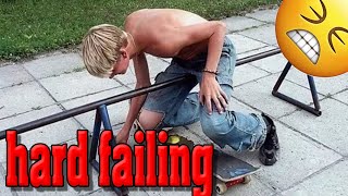 Best Skateboarding FailsSkaters Losers Compilation №2 [upl. by Aihsitan880]