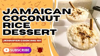 Jamaican Coconut Rice Dessert [upl. by Ciaphus907]