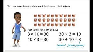 41 Relating Multiplication amp Division [upl. by Fermin]