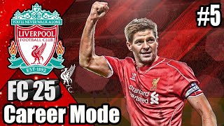 🔥Next Gerrard Scores Epic Goal I FC 25 Liverpool Career Mode 5 I Amazing 17 Year Old Talents Goal [upl. by Allbee774]