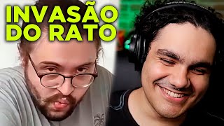 RATO INVADE A CASA DO CARTEIRO CÓSMICO E CLIMA FICA TENSO [upl. by Sille979]